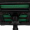 Крісло 2E GAMING HIBAGON II, ПУ шкіра, 3D-Armrests, чорно-зелений