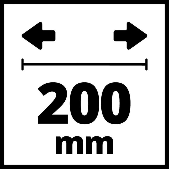 Пила стрічкова Einhell TC-SB 200/1, 250 Вт, 1400 об/хв, 900 м/хв, стіл 305x305 мм, виліт 200 мм, 15.8 кг