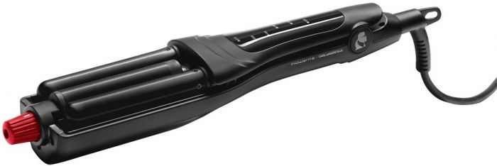 Плойка Rowenta Karl Lagerfeld Waves Addict Hair Waver, для волн , >230Вт, темп.режимів-6, 120-210С, обертання, кераміка, чорний