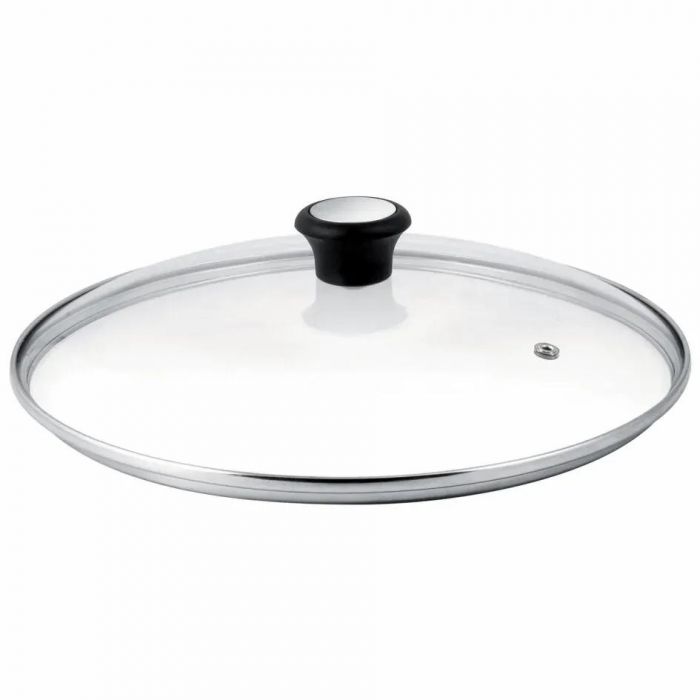 Сковорода з кришкою Tefal Day by Day, 20см, з кришкою, алюміній, бакеліт, скло, чорний