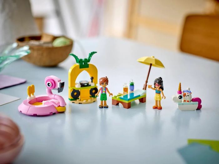 Конструктор LEGO Friends Вечірка єдинорога та фламінго біля басейну
