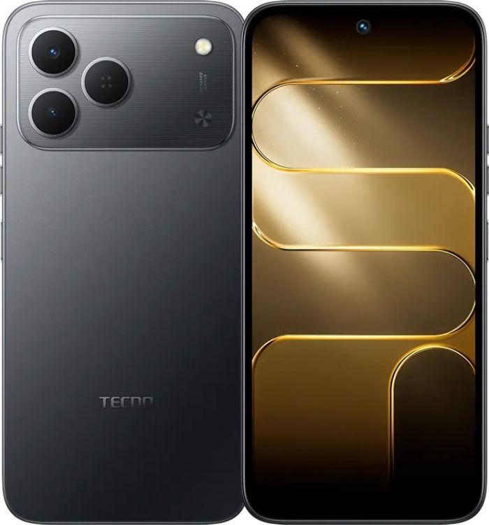 Смартфон TECNO Spark 50 (KN4n) 6.78" 8/256ГБ, 2SIM, 6700мА•год, Inky Black