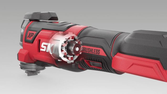 Багатофункціональний інструмент акумуляторний реноватор SKIL 3650 CB XP 20В 1х2.5А·год 11000-17000об·хв кут коливань 1.8° 1.1кг