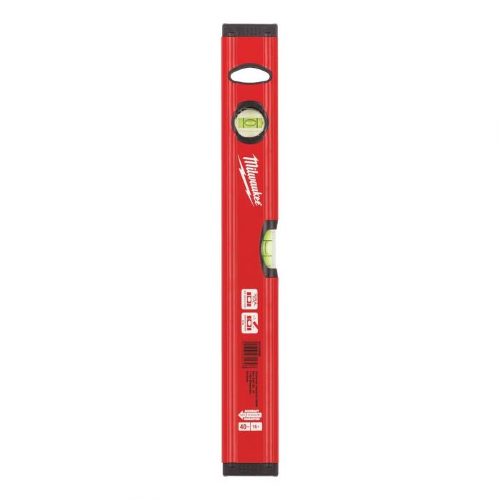 Рівень Milwaukee Slim Box, 40см, 2 капсула, алюмінієвий корпус