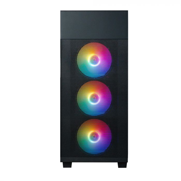 Корпус Zalman S5 Neo без БЖ, 1xUSB3.1, 1xUSB2.0, 4x120мм FRGB, VGA 390мм, LCS ready, TG Side Panel, ATX, чорний