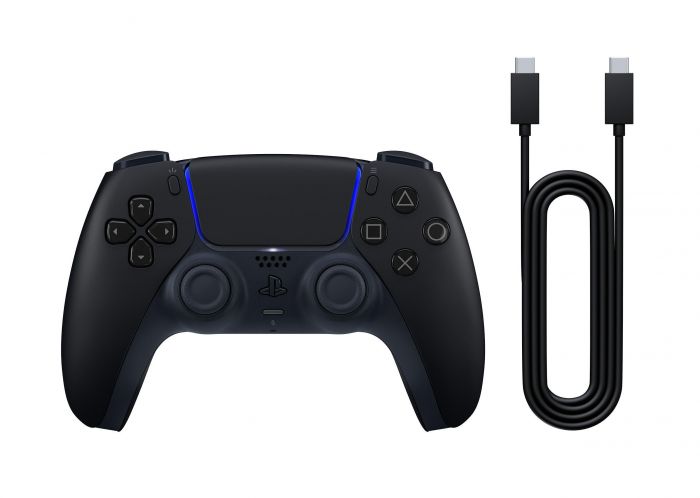 Геймпад PlayStation 5 Dualsense BT, Midnight Black (USB-C кабель)