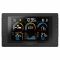 Метеостанція Sencor, внутр/зовн вимірювання, від мережі/CR2032х1+ААх2, темп-ра, вологість, час, прогноз погоди, чорний
