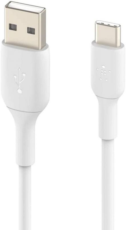 Кабель Belkin USB-A > USB-C заряджання/синхронізації 15Вт, 2м, PVC, білий