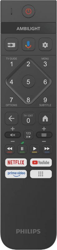 Телевізор 55" Philips OLED 4K 144Hz Smart Google TV Black Ambilight