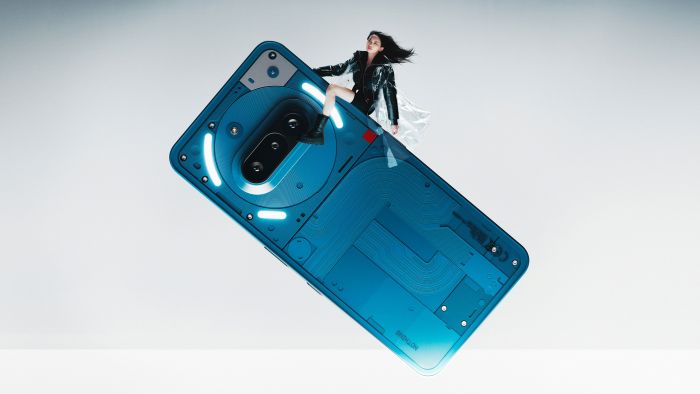 Смартфон Nothing Phone (3a) 6.77" 12/256ГБ, 2SIM, 5000мА•год, синій