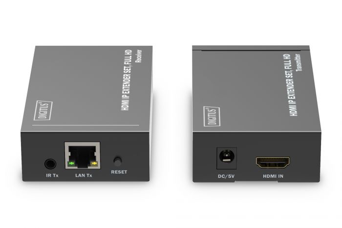 Набір IP-відеоподовжувачів DIGITUS HDMI, Full HD, 1080p, один до багатьох, 120 м