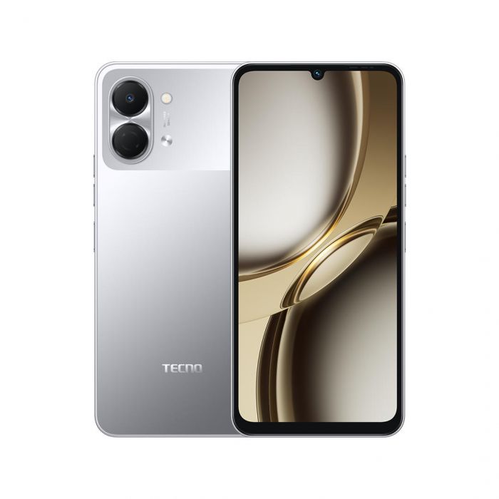 Смартфон TECNO Spark Go 3 (KN3) 6.75" 4/128ГБ, 2SIM, 5000мА•год, Titanium Grey