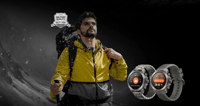 Смарт-годинник Mibro GS Explorer S 48мм, 1.32", 466x466, AMOLED, BT 5.3, Dual-band GPS, 10 ATM, суцільний титан