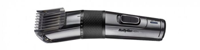 Машинка для стриження  Babyliss, мережа+акум., вібраційний мотор, насадок-1, тример, кейс, титан.напил., чорний