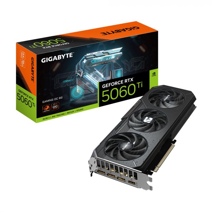 Відеокарта GIGABYTE GeForce RTX 5060 Ti 8GB GDDR7 GAMING OC