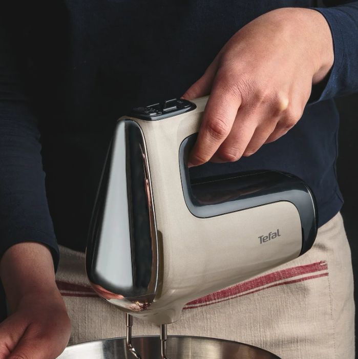 Міксер Tefal ручний Powermix Silence 4in1 850Вт, насадки-4, міні-подрібнювач, турборежим, бронзовий
