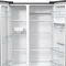 Холодильник SBS Gorenje, 179х67х92см, 2 двері, 353(191)л, А++, NF+, Інв., Зона св-ті, диспенсер, генератор льоду, Зовн. Диспл, чорний