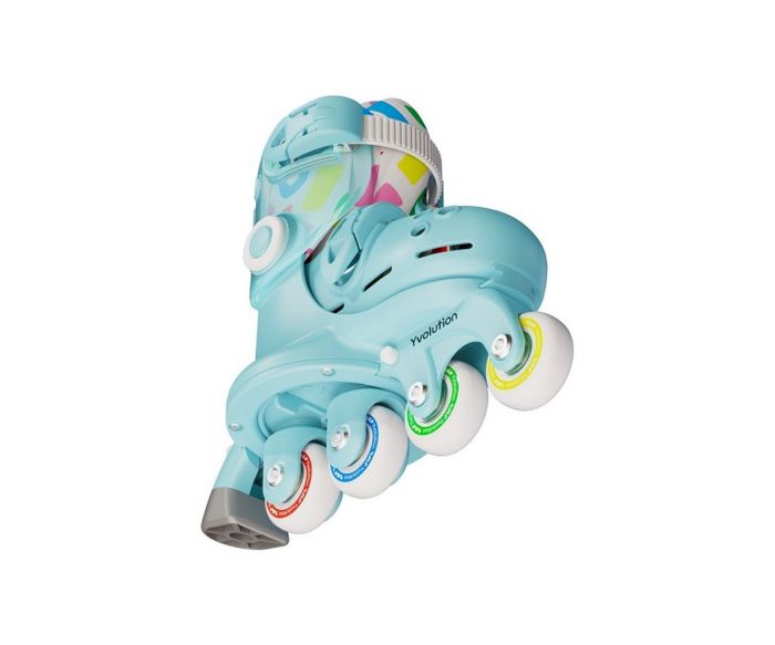Роликові ковзани Yvolution Twista, розмір 24-28, блакитний
