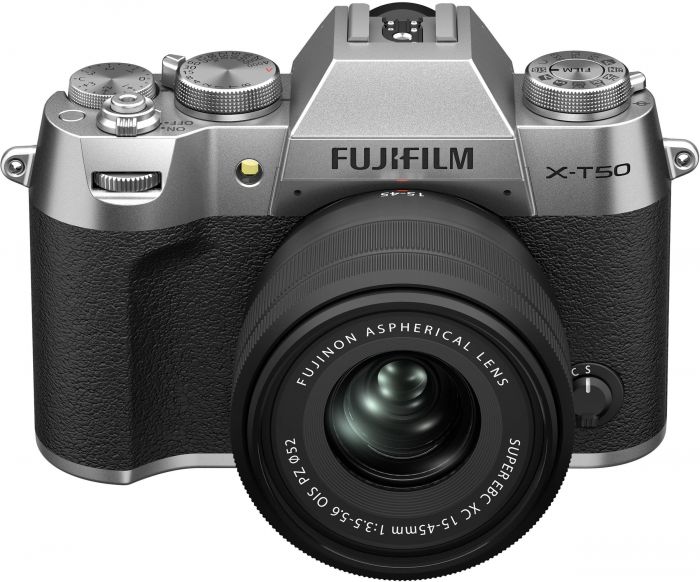Цифр. фотокамера Fujifilm X-T50 + XC 15-45mm F3.5-5.6 Kit  Silver
