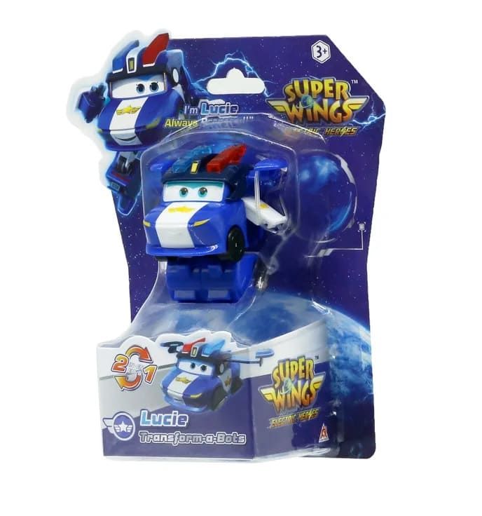 Ігрова фігурка-трансформер Super Wings Transform-a-Bots Люсі (Lucie), 5см