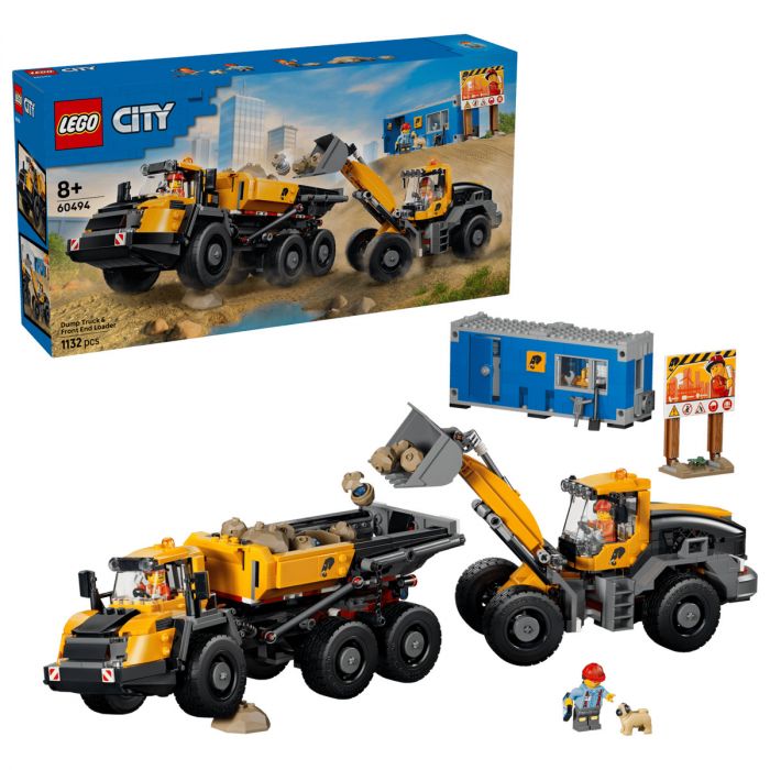 Конструктор LEGO City Самоскид і фронтальний ковшовий навантажувач