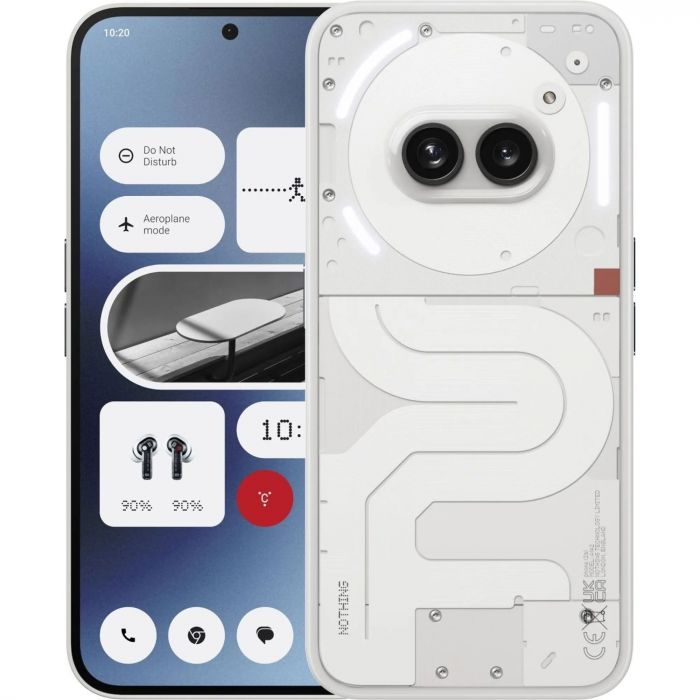 Смартфон Nothing Phone (2a) 6.7" 8/128ГБ, 2SIM, 5000мА•год, білий