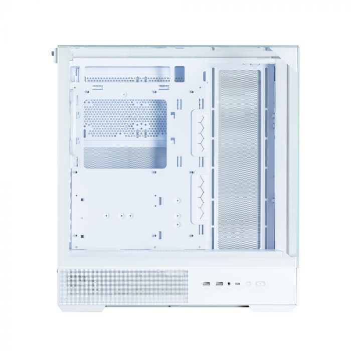 Корпус Zalman P40 Prism без БЖ, 2xUSB3.0, 1xUSBType-C, 1x120мм ARGB, VGA 420мм, LCS ready, TG 3x Panels, ATX, білий