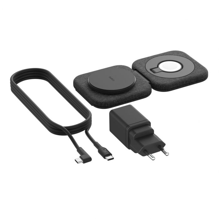 Зарядний пристрій бездротовий Belkin 2в1 15Вт Travel Pad Qi2