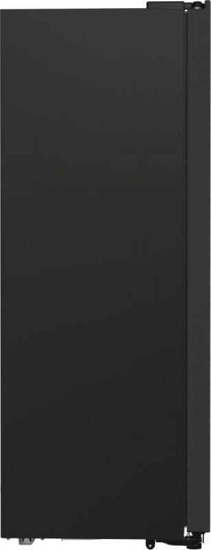 Холодильник SBS Gorenje, 179х70х92см, 2 двері, 376(190)л, А++, NF+, Інв., Зона св-ті, диспенсер, генератор льоду, Зовн. Диспл, чорний
