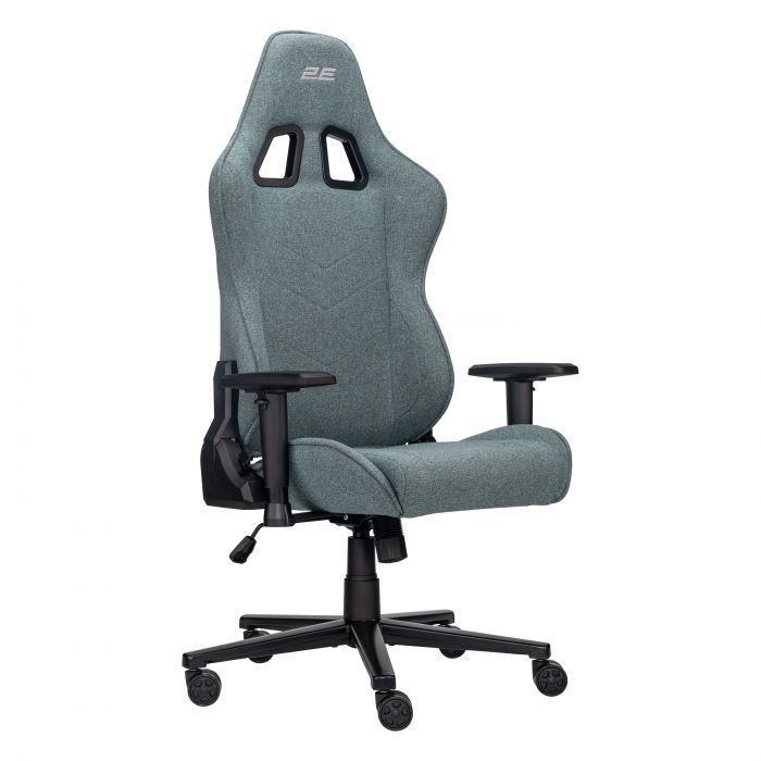 Крісло 2E GAMING BUSHIDO Lite, тканина, 2D-Armrests, зелений темний