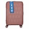 Набір валіз 2E, M7979, поліпропілен, (L+M+S), блискавка anti theft, 4 колеса, кодовий замок, рожево-золотий