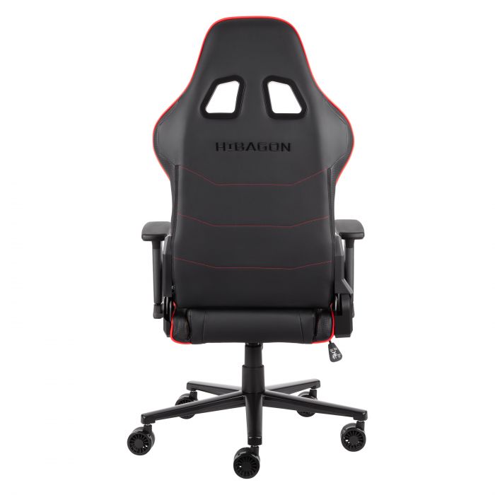 Крісло 2E GAMING HIBAGON II, ПУ шкіра, 3D-Armrests, чорно-червоний