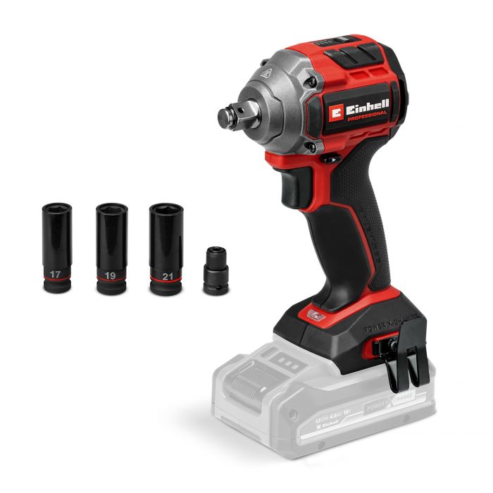 Гайковерт ударний акумуляторний Einhell Professional TP-CW 18/260-C Li BL - Solo 18В 260Нм 0-2700об/хв 0.95кг без АКБ та ЗП