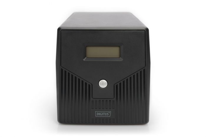 Джерело безперебійного живлення DIGITUS 1000VA/600W, LCD, RJ45, RS232, USB, 4xSchuko