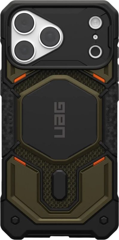 Чохол UAG для iPhone 18 Pro Max, Monarch Pro Magsafe, Kevlar Element Green