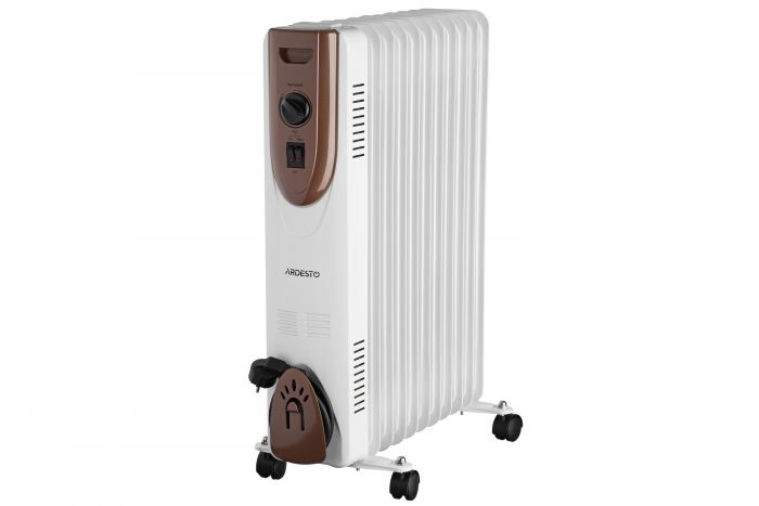 Обігрівач оливний ARDESTO OFH-11X1 25м2, 2500Вт, мех. упр-ння, 11 секцій, білий