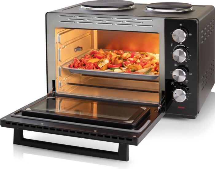 Міні піч Gorenje, 30л, 52x32х40.5см, 2 електричні конф., чорний