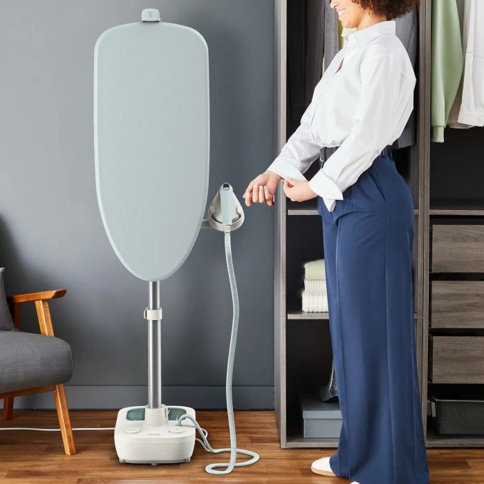 Прасувальна система Tefal Steam Board 450, 1800Вт, 1500мл, верт. відпарювання, нерж. сталь, білий