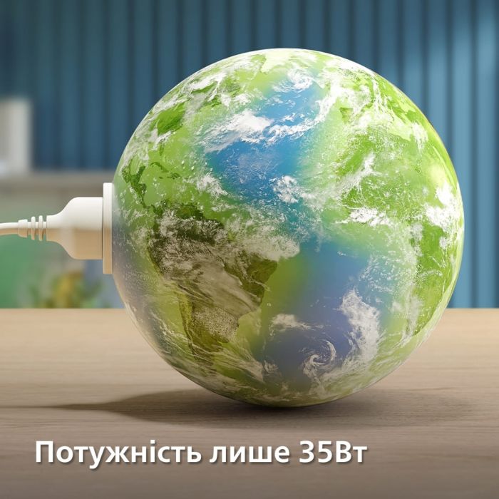 Вентилятор Philips настільний Series 1000, 35см, 35Вт, чорний