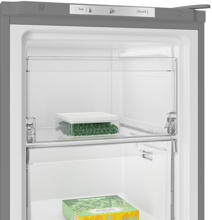 Морозильна камера Beko, 146x54x57, 168л, 1дв., E, NF, сірий