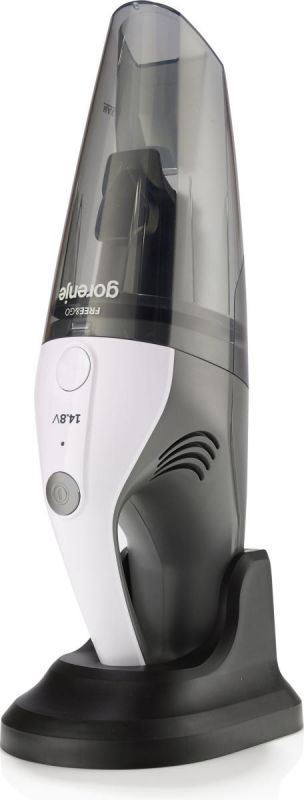 Пилосос Gorenje автомоб, 100Вт, конт пил-0.5л, зарядна станція, автон. робота до 20хв, мікрофільтр, дод.насадки-3 шт, чорний