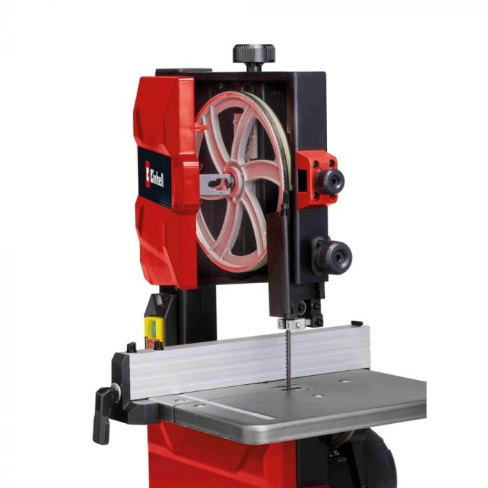 Пила стрічкова Einhell TC-SB 200/1, 250 Вт, 1400 об/хв, 900 м/хв, стіл 305x305 мм, виліт 200 мм, 15.8 кг