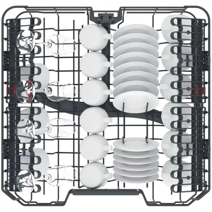 Посудомийна машина Whirlpool вбудована, 14компл., D, 60см, дисплей, інвертор, 3й кошик, білий