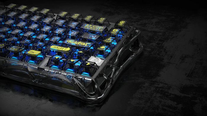 Клавіатура механічна GravaStar Mercury K1 Lite 80keys, GravaStar x BSUN Grey, BT/WL/USB, чорний