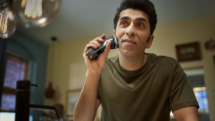 Бритва електр. Philips Series 3000,  бритв.головок-3, Li-Ion, сух.+волог., тример,індикатор заряду, чохол, сірий