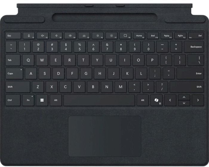 Клавіатура зі стілусом для планшета Microsoft Surface Pro 8 - 11, Pro X, UKR/ENG, чорна