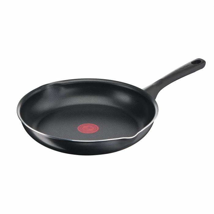 Сковорода з кришкою Tefal Day by Day, 20см, з кришкою, алюміній, бакеліт, скло, чорний