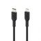 Кабель Belkin USB-C > Lightning заряджання/синхронізації 30Вт PD, 2м, плетений, чорний