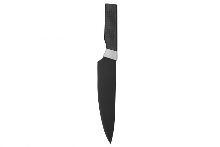 Кухонний ніж кухарський ARDESTO Black Mars, 20см, нержавіюча сталь, пластик, чорний