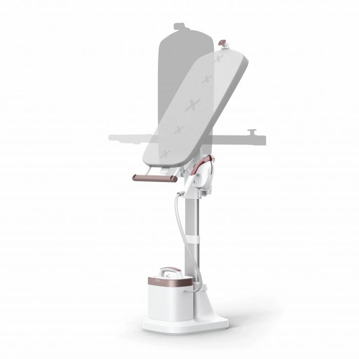 Прасувальна система Tefal IXEO Vision, 2200Вт, 1200мл, паровий удар -200гр, верт. відпарювання, керам. підошва, білий
